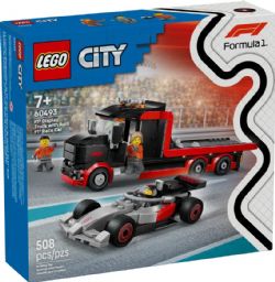 LEGO CITY - LE CAMION D'EXPOSITION DE F1® AVEC VOITURE DE COURSE DE F1® AUDI #60493